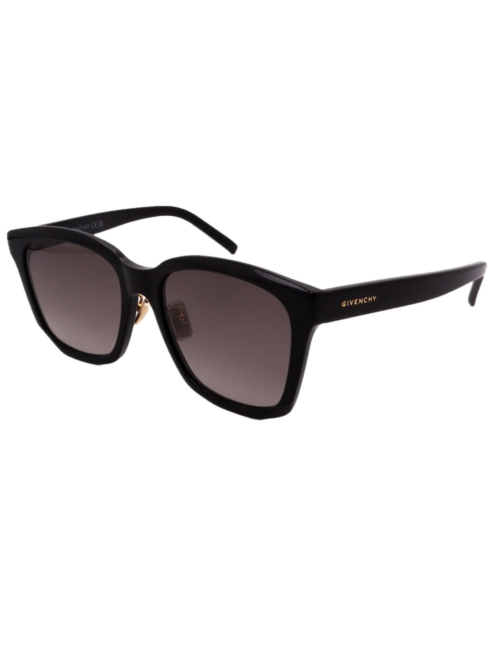 Givenchy Black Frame Sunglasses with Gradient Smoke Lenses